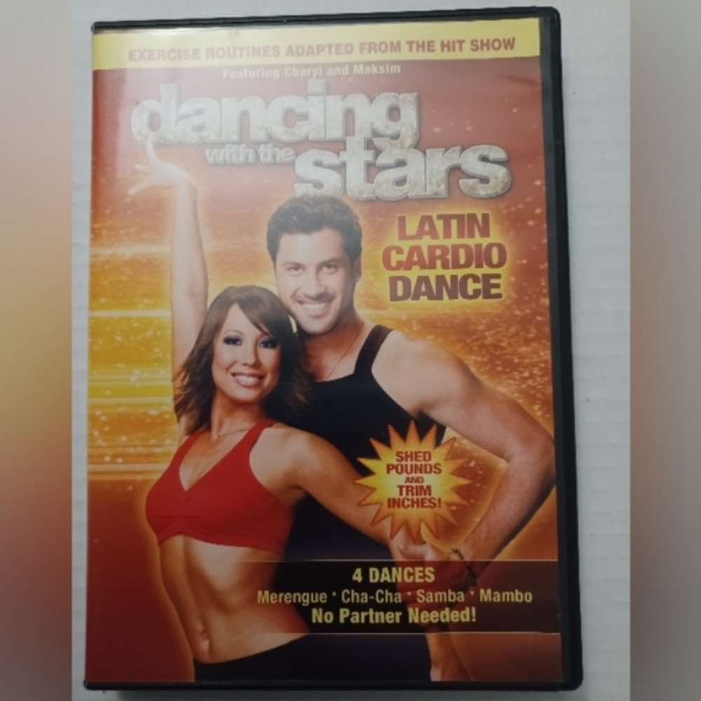 4/$40 Dancing With The Stars - Latin Cardio Dance/Workout DVD